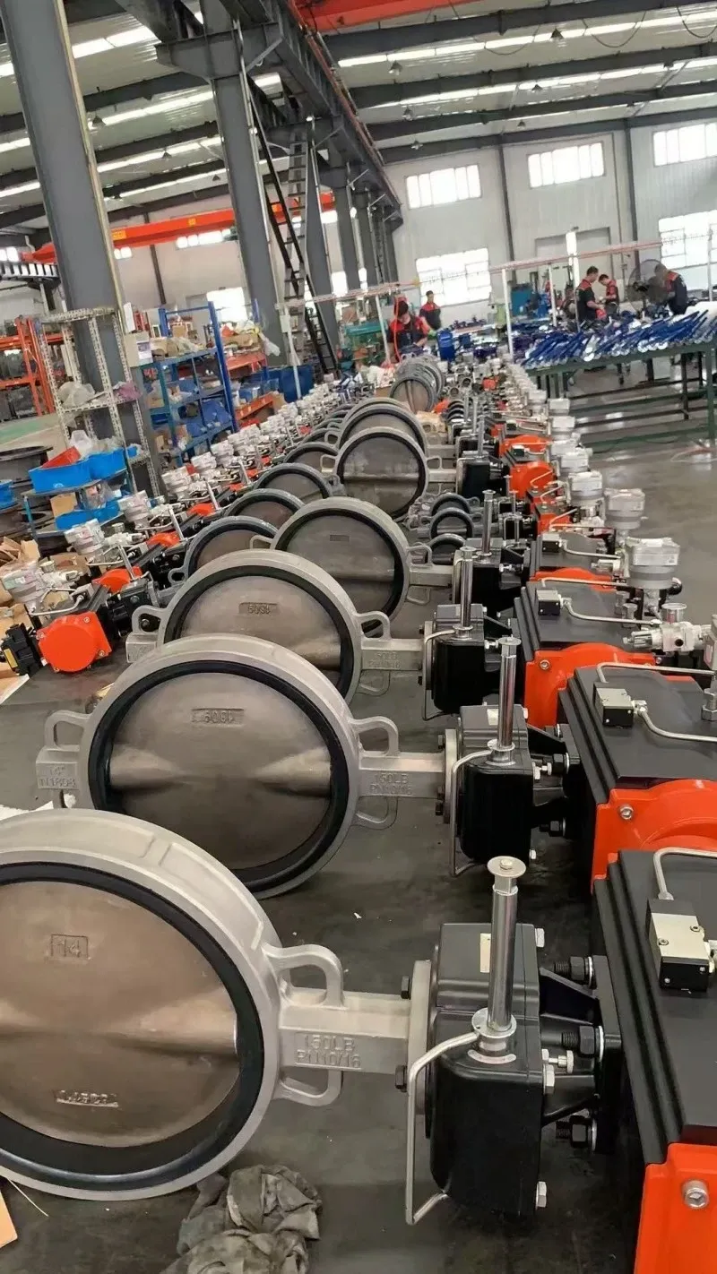 Duplex Steel Lever Wafer Butterfly Valve