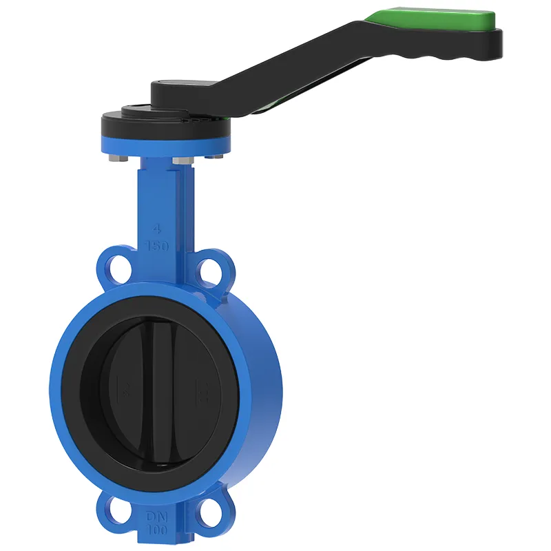 Lever Wafer Concentric Butterfly Valve แผ่นยางเรียงราย