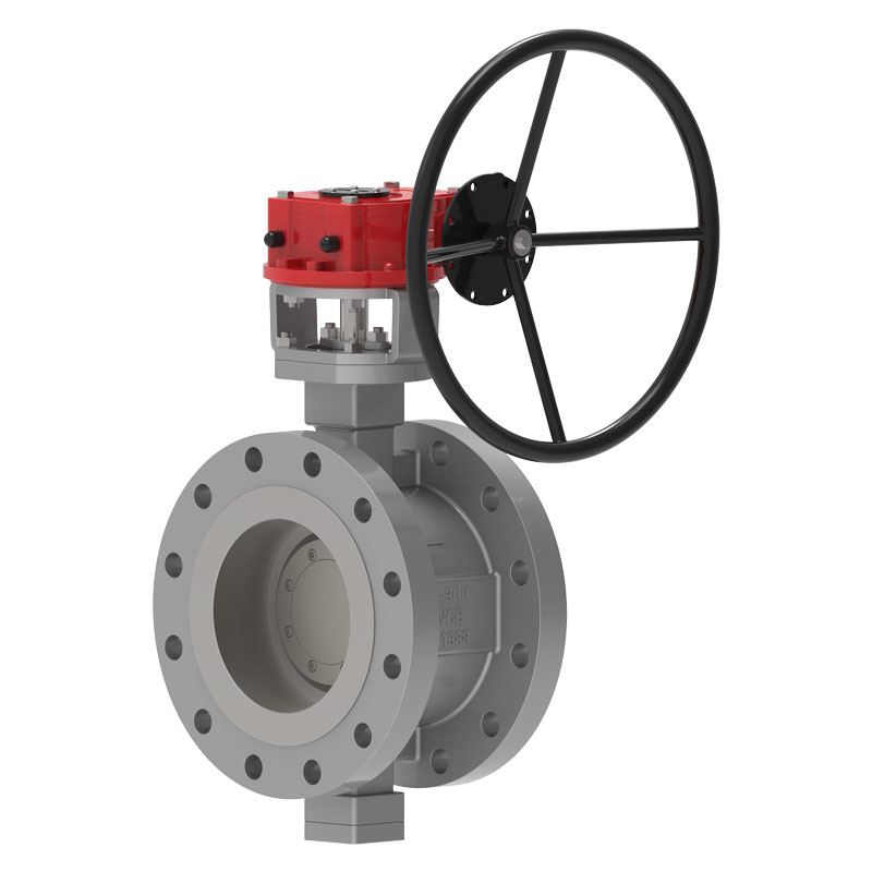 Triple Eccentric Metal Seated Flange Butterfly Valve